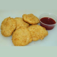 Куриное филе в панировке + соус